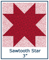 Sawtooth Звезда одеяло блока урока